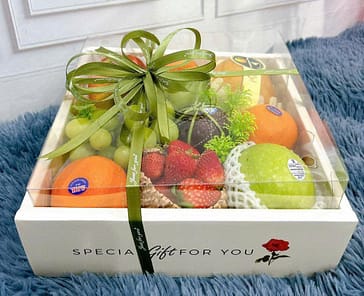 hộp quà, khay quà trái cây